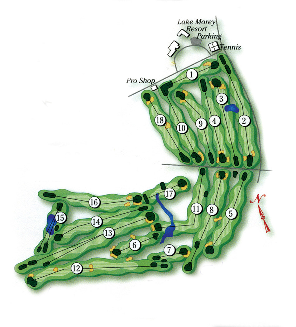 LMCC Golf Map