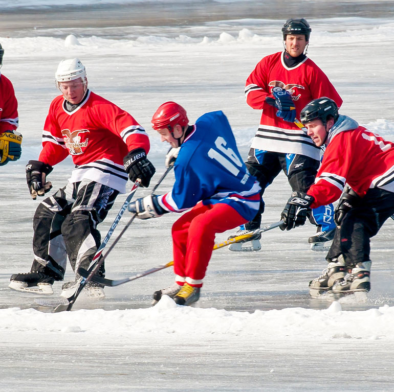 Pond Hockey Classic a success on smaller lake, Winter Fun